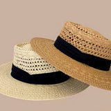 LAFITE GRASS EDGE STRAW FEDORA HATS_CWAH1167