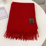 Winter Solid Acrylic Blend Scarf Neckwarmer_Cwasc2298