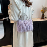 Winter Pleated Cloud Bag Crossbody Plush Bag_Cwab3922