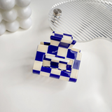 Checkerboard Hair Claw ? Candy Color Acetate Look_Cwmm10084