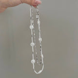 NEW DOUBLE LAYER IMITATION PEARL NECKLACE_CWAJE1278