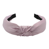 SOLID COLOR CROSS KNOT HEADBAND_CWAHA1668