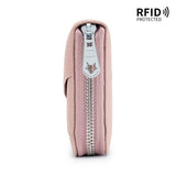 Top Layer Cowhide Accordion Card Holder Wallet_Cwab3707