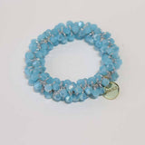 CUTE PEARL CRYSTAL HAIR TIE ELASTIC HANDMADE BAND_CWAHA6763
