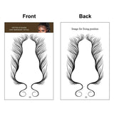 HAIRLINE EDGE TATTOO STICKERS FOR BANGS LOOK_CWMM8248