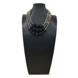 CRYSTAL ACRYLIC COLORFUL BEADS MULTI LAYER NECKLACE_CWMM4908