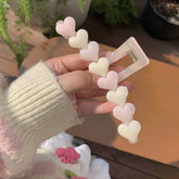 2024 NEW JELLY PINK LOVE HAIR CLIP_CWAHA1300