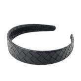 COUNTRY STYLE PU LEATHER CROSS WEAVE HEADBAND_CWAHA6340