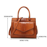 SIMPLE SNAKE PATTERN PORTABLE BIG BAG_CWAB0963