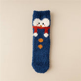 Women Christmas Warm Coral Velvet Socks_Cwms0335