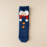 Women Christmas Warm Coral Velvet Socks_Cwms0335