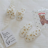 NEW BEAR BOWKNOT HOME SLIPPERS FOR WOMEN_CWMM2974