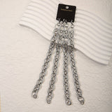 HIP HOP STAINLESS STEEL TWIST ROPE CHAIN BRACELET_CWAJE4603