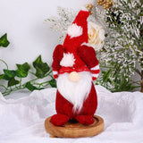 CHRISTMAS DECORATIONS SNOWFLAKE HAT FIGURINE_CWMM2853