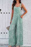 Temperament Elegant Printing Jumpsuit_Cwsjs0326