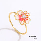 Womens Hollow Flower Handmade Beaded Bracelet