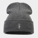 LETTER EMBROIDERY CIRCULAR HIP HOP KNITTED HAT_CWAH2088