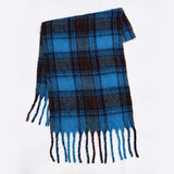 Wide Faux Cashmere Tassel Scarf-Winter Plaid Shawl_Cwasc2309