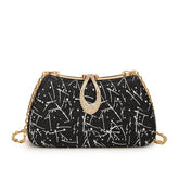 SHOULDER EVENING BAG CHAIN SQUARE BAG CLUTCH BAG_CWAB3253