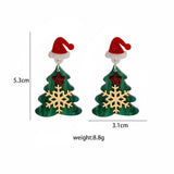 CARTOON STYLE FUNNY CHRISTMAS EARRINGS_CWAJE1829