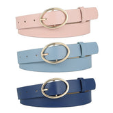 ROUND PIN BUCKLE HIGH END VERSATILE BELT_CWABE0614