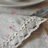 LACE DETAILED MULTI PATTERN TABLECLOTH_CWMM0017