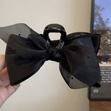 RETRO FRENCH BUTTERFLY MESH KNOT CLIP_CWAHA1284