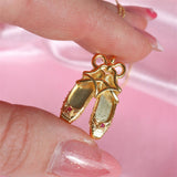 NEW CREATIVE BALLET SHOES PENDANT NECKLACE_CWMM3889