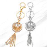 ALLOY CHAIN TASSEL KEYCHAIN PENDANT_CWAJE0959