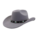 COUPLE S POLYESTER COWBOY JAZZ HAT ETHNIC STYLE_CWAH04384