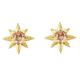 MINIMALIST STAR STUDDED DIAMOND EARRINGS_CWAJE1010