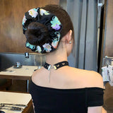 HEAVY EMBROIDERY SATIN HAIRBAND HAIR ACCESSORIES_CWAHA3696