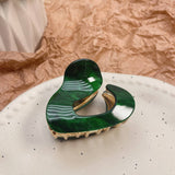 IRREGULAR ACETATE METAL HAIR CLAW CHIC MID CLIP_CWAHA0562