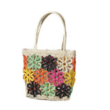 FRESH HOLLOW FLOWER HANDWOVEN BAG_CWAB1886