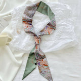 FASHION OIL PAINTING SMALL SILK SCARF FOR WOMEN_CWAHA4138