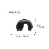 ELEGANT ACETATE HAIR CLAW BACK BUN SHARK CLIP_CWAHA1594