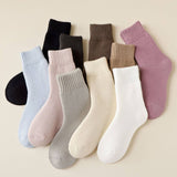 Women'S Winter Fleece Thickened Mid-Tube Socks_Cwms1355