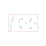 CUTE CARTOON EAR TATTOOS WATERPROOF STICKER SET_CWMM8394