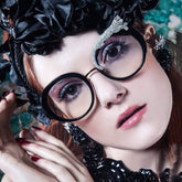 BLUE LIGHT BLOCKING DIAMOND LARGE FRAME SUNGLASSES_CWASG0578