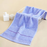 PURE COLOR COTTON QUALITY FLOWER THICK WOOL TOWEL_CWMM2299