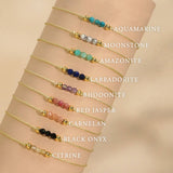 NATURAL STONE COPPER BEADS HANDMADE BEADED BRACELET_CWMM3861