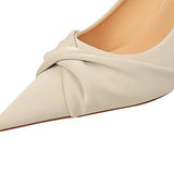 FASHION SEXY SHALLOW MOUTH POINTED BOW HIGH HEELS_CWSHH0088