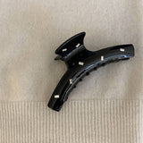 Rhinestone Hair Claw Simple Elegant Shark Clip_Cwaha07964