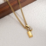 FASHIONABLE ZIRCON MULTI LAYERED NECKLACE_CWMM3588