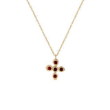 HALLOWEEN CREATIVE CROSS PENDANT NECKLACE_CWMM5339
