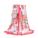 SATIN GOLD TRIMMED SCARF FOR WOMEN SHAWL_CWASC0685