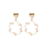 NEW SIMPLE HIGH END NATURAL PEARL EARRINGS_CWAJE3817