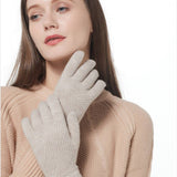 Winter Women'S Touch Screen Knitted Gloves_Cwag0375
