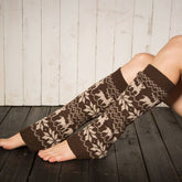 CHRISTMAS WINTER WARM LEGGINGS ELK PILE SOCKS_CWMS0762