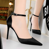 SATIN SHALLOW MOUTH POINTED HIGH HEELED SHOES_CWSHH0052